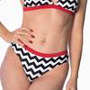 Banned - BLACK COFFEE Bikini bottom - Black/White Product image